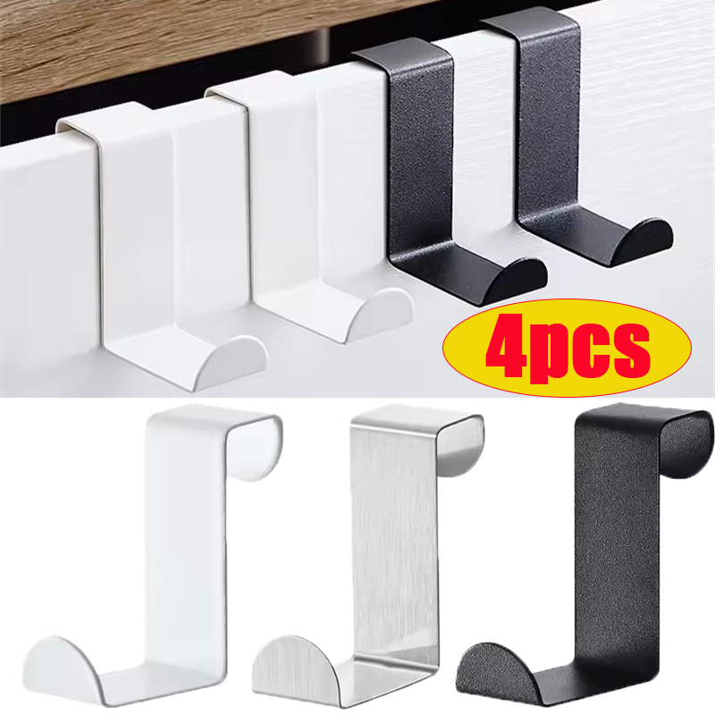 Kitchen Appliances Cabinet - Crochets réversibles en acier inoxydable pour