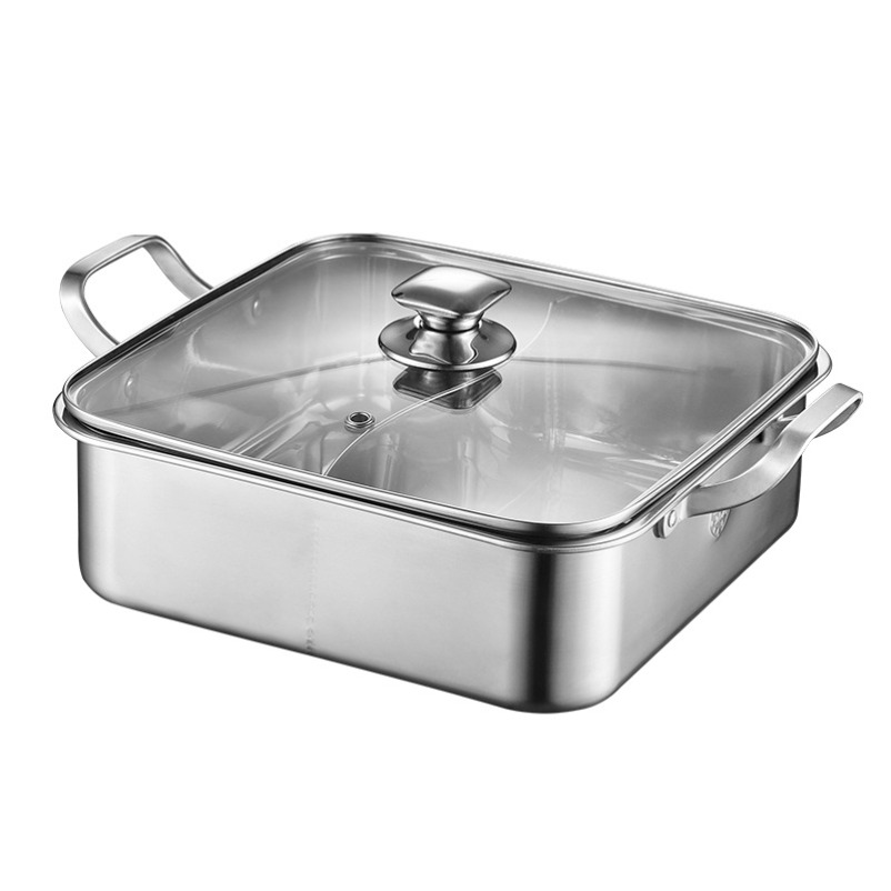 Induction Cooker - Marmite à fondue en acier inoxydable