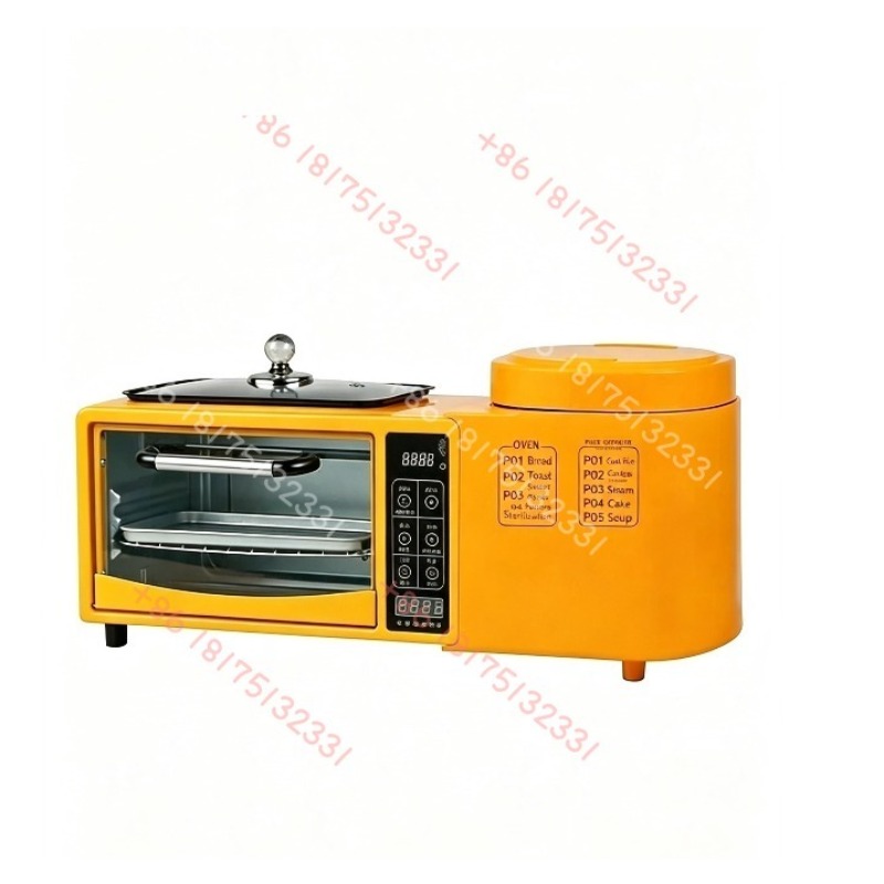 Toaster - Machine à petit-déjeuner multifonction 4-en-1 :