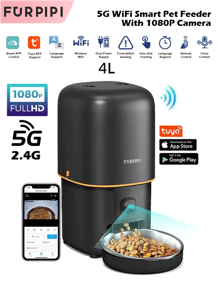 Kitchen Appliances Video - Distributeur automatique de nourriture pour chats