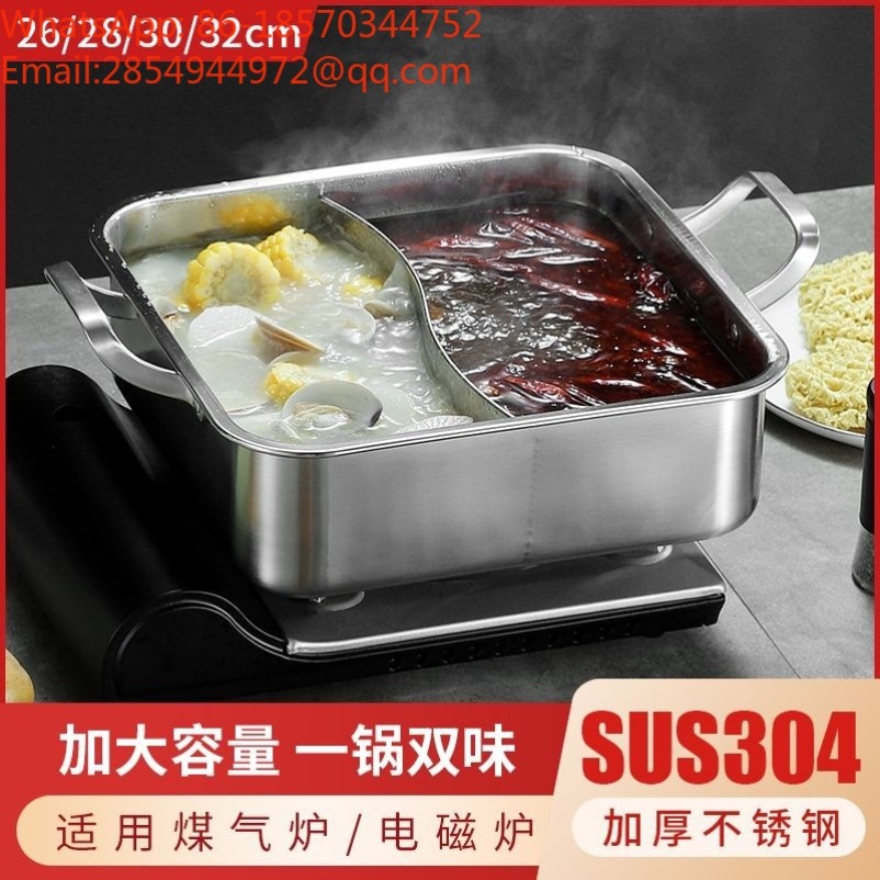 Marmite à fondue en acier inox - Induction Cooker avis et prix